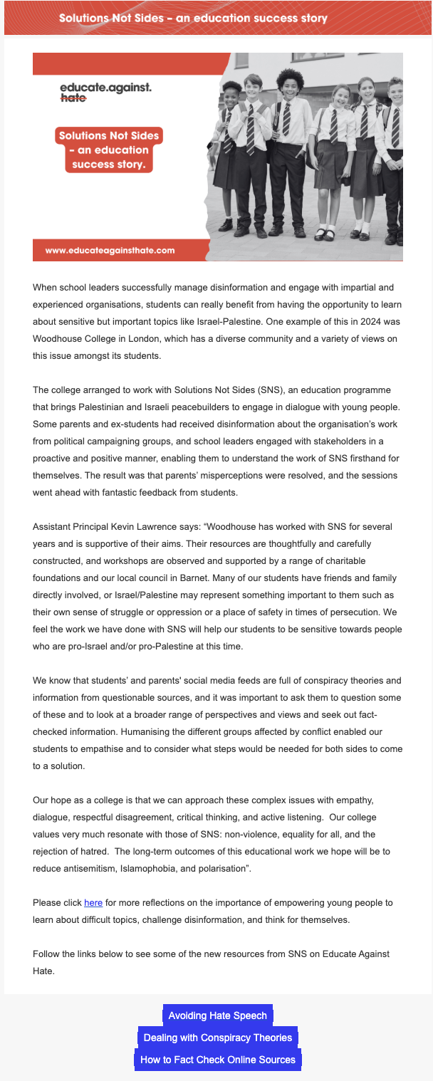 The article
